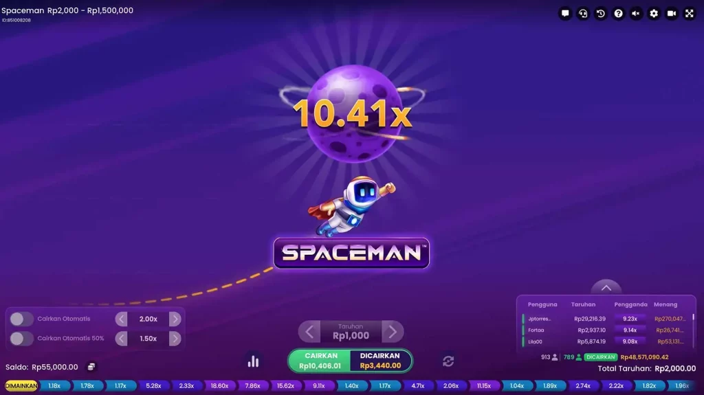 Cara Mudah Bermain Spaceman dari Provider Playstar