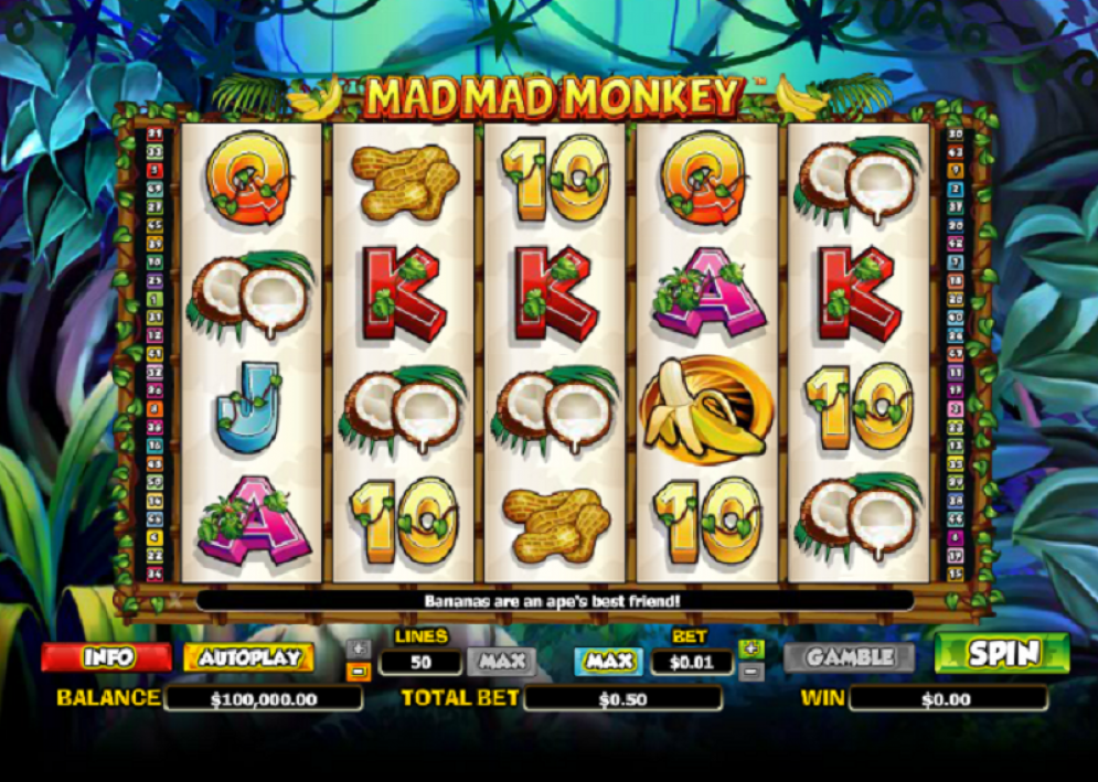 Mad Monkey Slot dari Top Trend Gaming: Petualangan Seru di Dunia Slot Online