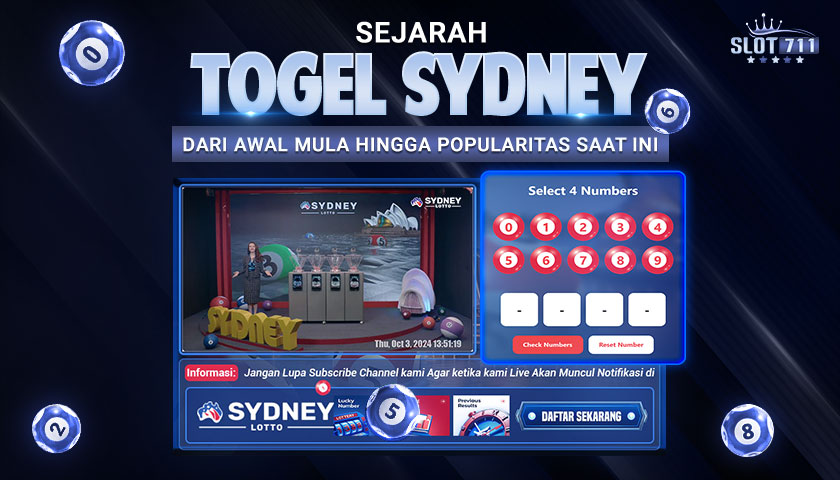 Sejarah Togel Sydney: Dari Awal Mula hingga Popularitas Saat Ini