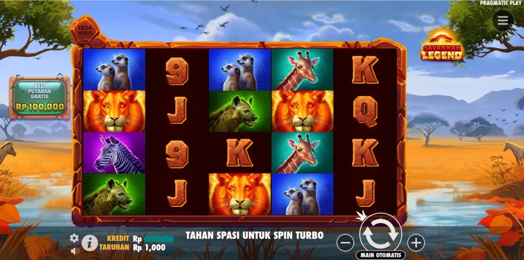 Savannah Legend: Slot Terbaru Pragmatic Play Bertema Alam Liar