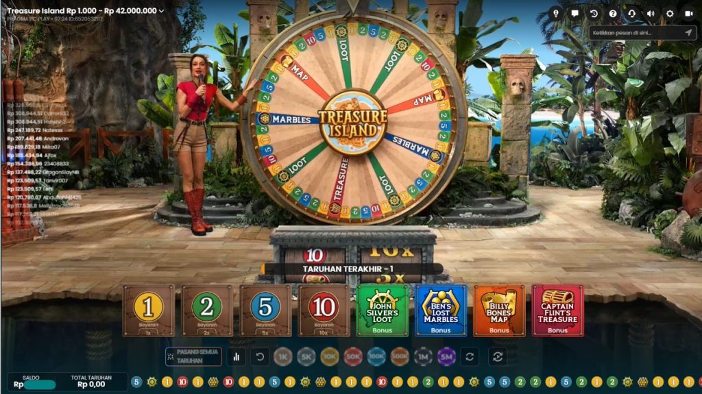 Live Game Treasure Island Pragmatic Play