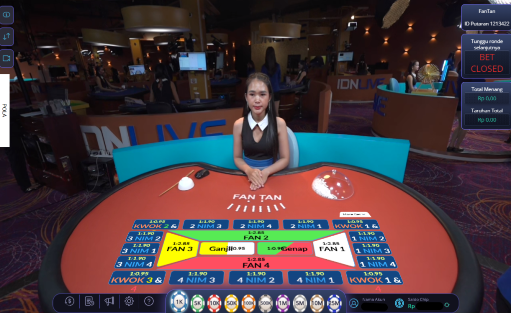 Cara Bermain Live Game Fantan